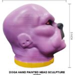 DOGA HAND PAINTED HEAD SCULPTURE LIMITED EDITION - Image 3