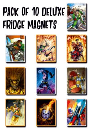 Pack of 10 Deluxe Fridge Magnets- Assorted