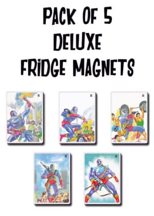 Pack Of 5 Deluxe Fridge Magnet- Doga 1