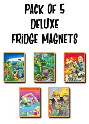 Pack Of 5 Deluxe Fridge Magnet- Nagraj 2