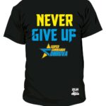 SUPER COMMANDO DHRUVA-NEVER GIVE UP-T-SHIRT (BLACK) - Image 2