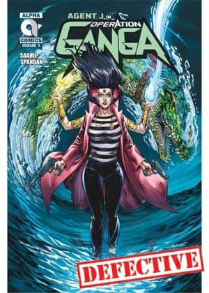 AGENT J IN OPERATION GANGA-ISSUE 1-ALPHA COMICS (NEW RELEASE) (DEFECTIVE)